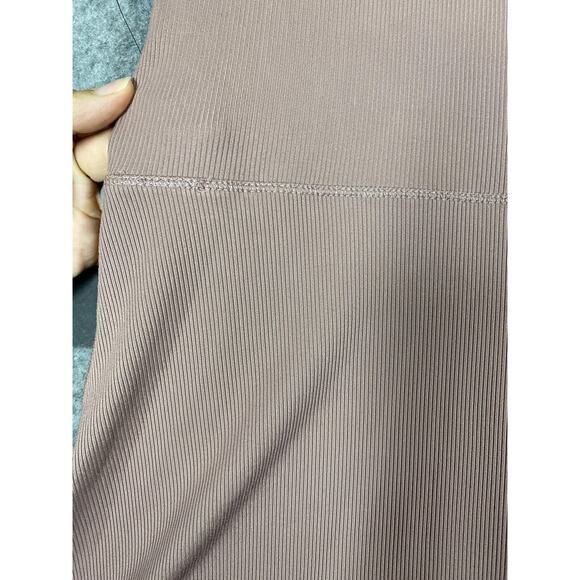 Nike One Dri-FIT Dress Womens Medium Mauve Pink Slim Fit Ribbed Built-In Shorts - Picture 14 of 16